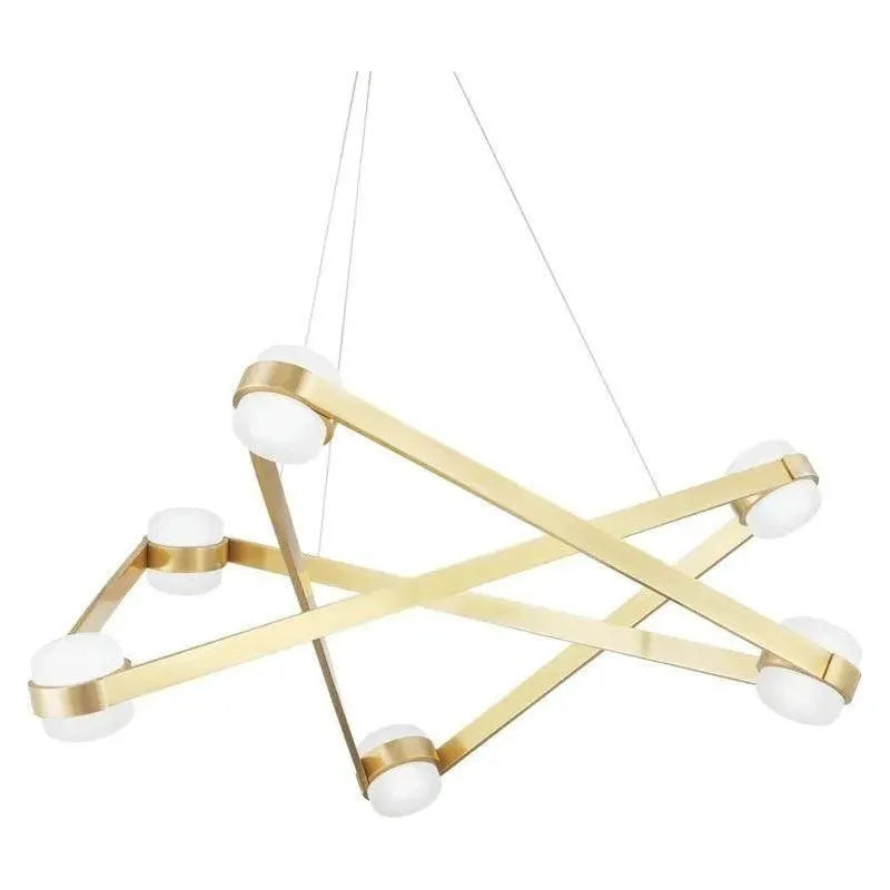 Hudson Valley Lighting - Orbit Chandelier - 2738-AGB | Montreal Lighting & Hardware
