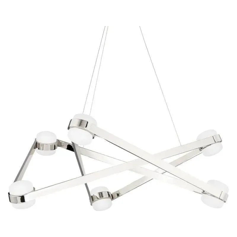 Hudson Valley Lighting - Orbit Chandelier - 2738-PN | Montreal Lighting & Hardware