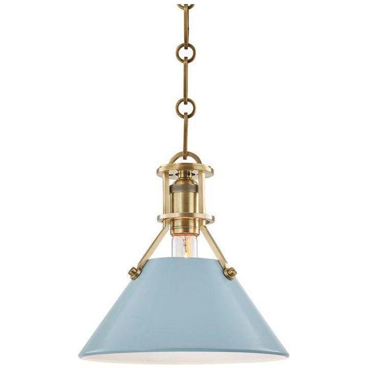 Hudson Valley Lighting - Painted No.2 Pendant - MDS351-AGB/BB | Montreal Lighting & Hardware