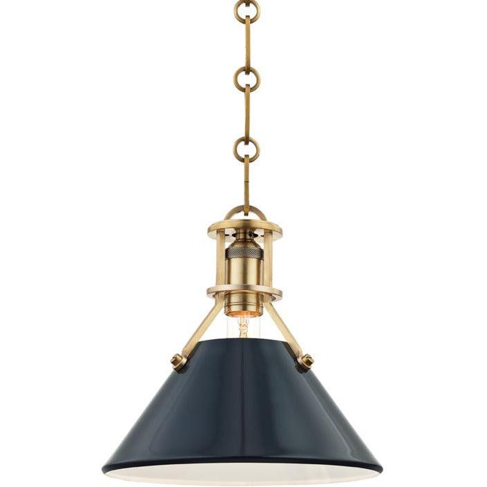 Hudson Valley Lighting - Painted No.2 Pendant - MDS351-AGB/DBL | Montreal Lighting & Hardware