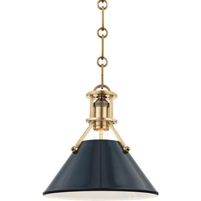 Hudson Valley Lighting - Painted No.2 Pendant - MDS351-AGB/DBL | Montreal Lighting & Hardware