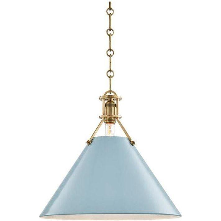 Hudson Valley Lighting - Painted No.2 Pendant - MDS352-AGB/BB | Montreal Lighting & Hardware