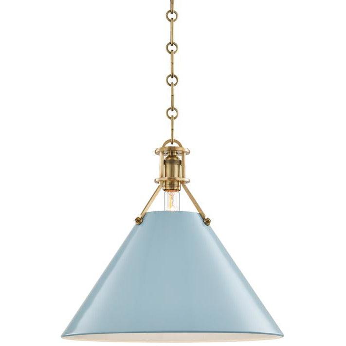 Hudson Valley Lighting - Painted No.2 Pendant - MDS352-AGB/BB | Montreal Lighting & Hardware