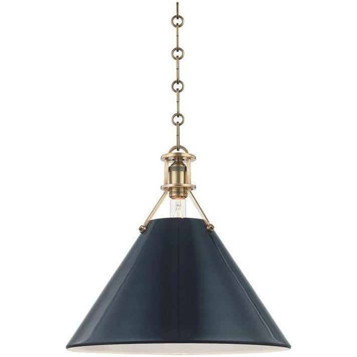 Hudson Valley Lighting - Painted No.2 Pendant - MDS352-AGB/DBL | Montreal Lighting & Hardware