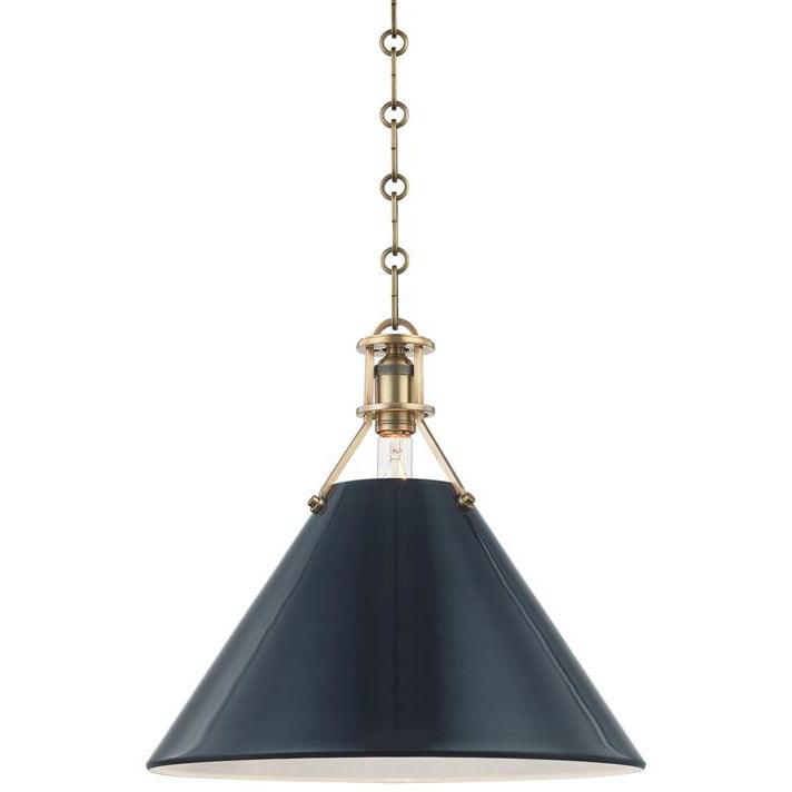 Hudson Valley Lighting - Painted No.2 Pendant - MDS352-AGB/DBL | Montreal Lighting & Hardware