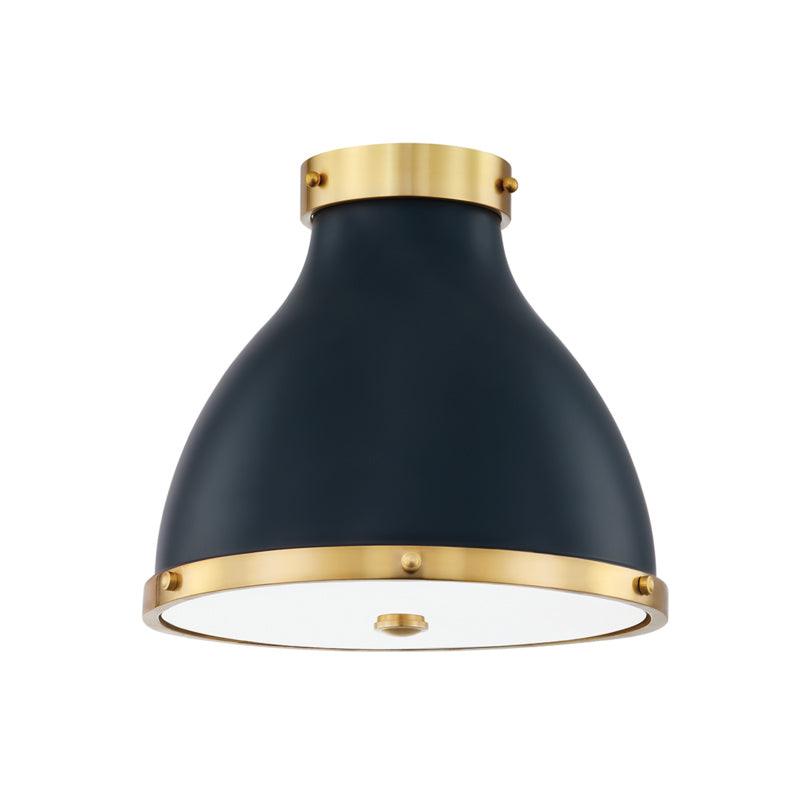 Hudson Valley Lighting - Painted No. 3 Flush Mount - MDS360-AGB/DBL | Montreal Lighting & Hardware