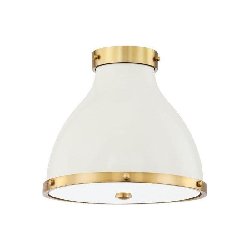 Hudson Valley Lighting - Painted No. 3 Flush Mount - MDS360-AGB/OW | Montreal Lighting & Hardware