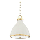 Hudson Valley Lighting - Painted No. 3 Pendant - MDS361-AGB/OW | Montreal Lighting & Hardware