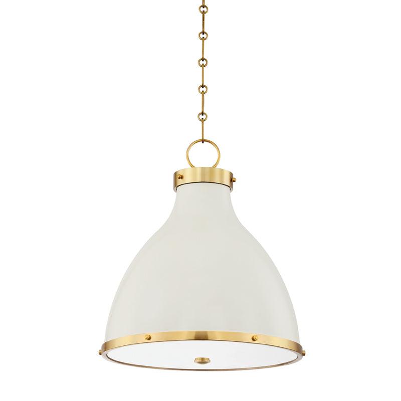 Hudson Valley Lighting - Painted No. 3 Pendant - MDS361-AGB/OW | Montreal Lighting & Hardware