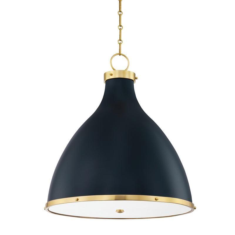 Hudson Valley Lighting - Painted No. 3 Pendant - MDS362-AGB/DBL | Montreal Lighting & Hardware