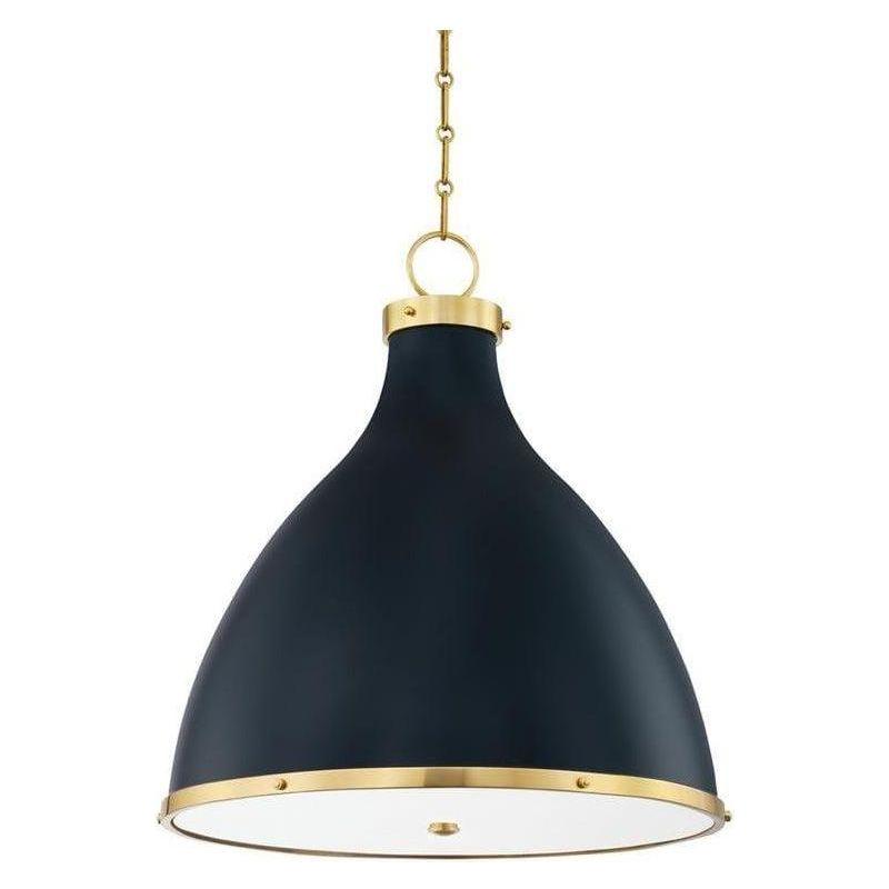 Hudson Valley Lighting - Painted No. 3 Pendant - MDS362-AGB/DBL | Montreal Lighting & Hardware
