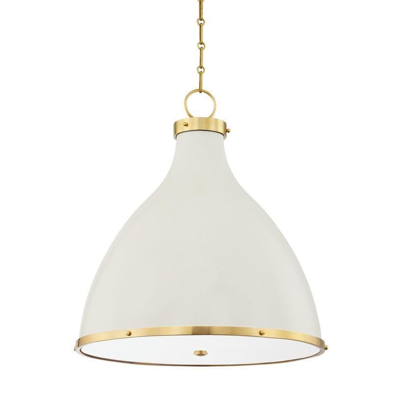 Hudson Valley Lighting - Painted No. 3 Pendant - MDS362-AGB/OW | Montreal Lighting & Hardware