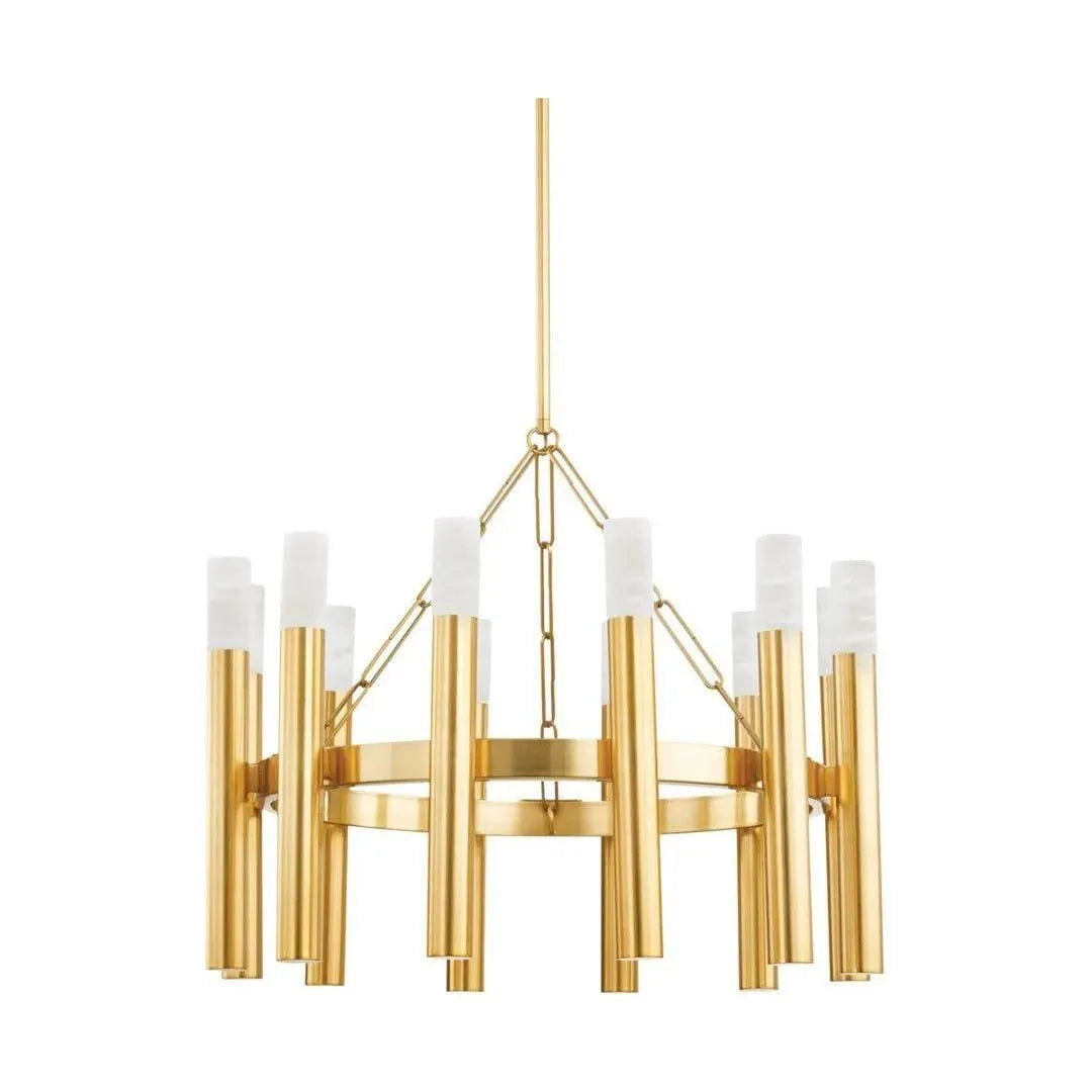 Hudson Valley Lighting - Pali Chandelier - 5728-AGB | Montreal Lighting & Hardware