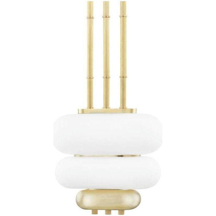 Hudson Valley Lighting - Palisade Stacked Pendant - KBS1354702-AGB | Montreal Lighting & Hardware