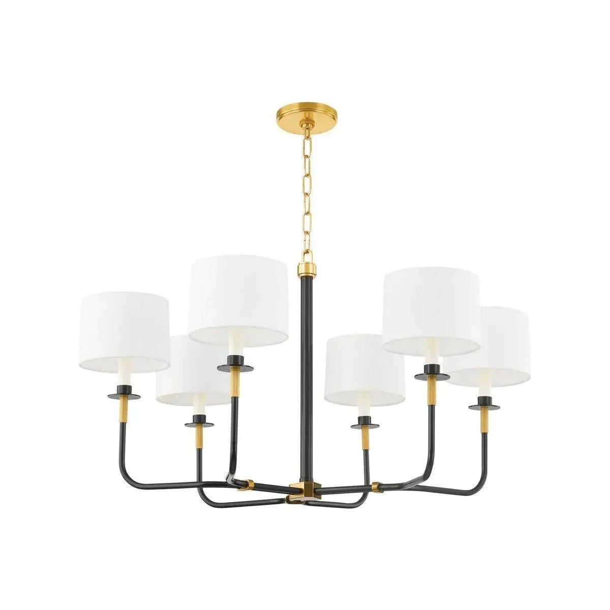 Hudson Valley Lighting - Paramus Chandelier - 9136-AGB | Montreal Lighting & Hardware