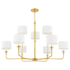 Hudson Valley Lighting - Paramus Chandelier - 9148-AGB | Montreal Lighting & Hardware