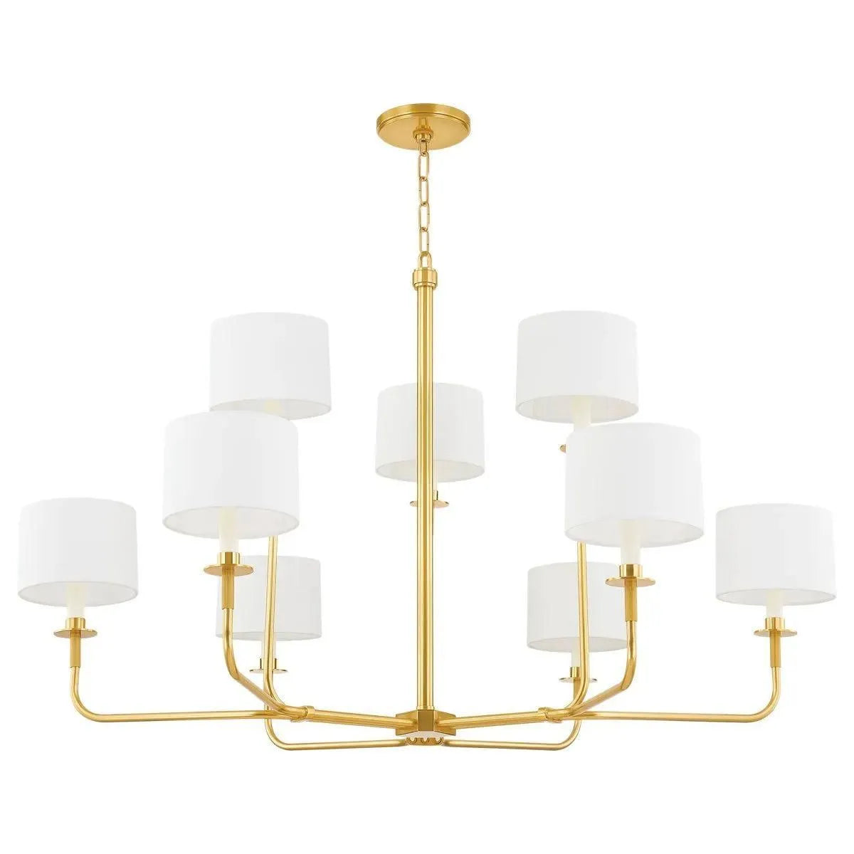 Hudson Valley Lighting - Paramus Chandelier - 9148-AGB | Montreal Lighting & Hardware