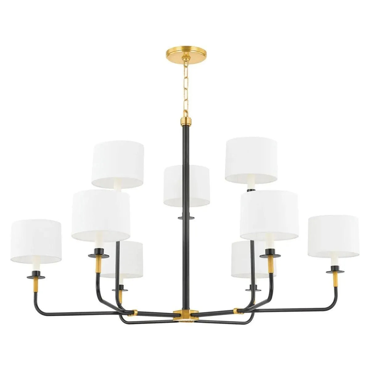 Hudson Valley Lighting - Paramus Chandelier - 9148-AOB | Montreal Lighting & Hardware