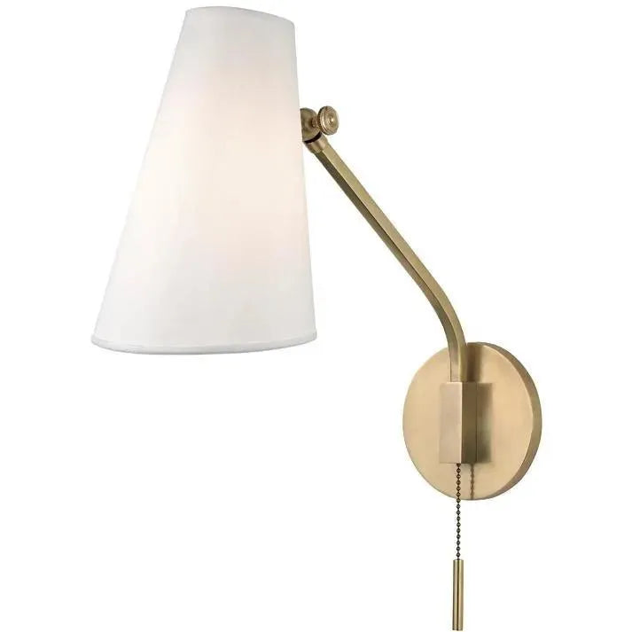 Hudson Valley Lighting - Patten Swing Arm Wall Sconce - 6341-AGB | Montreal Lighting & Hardware