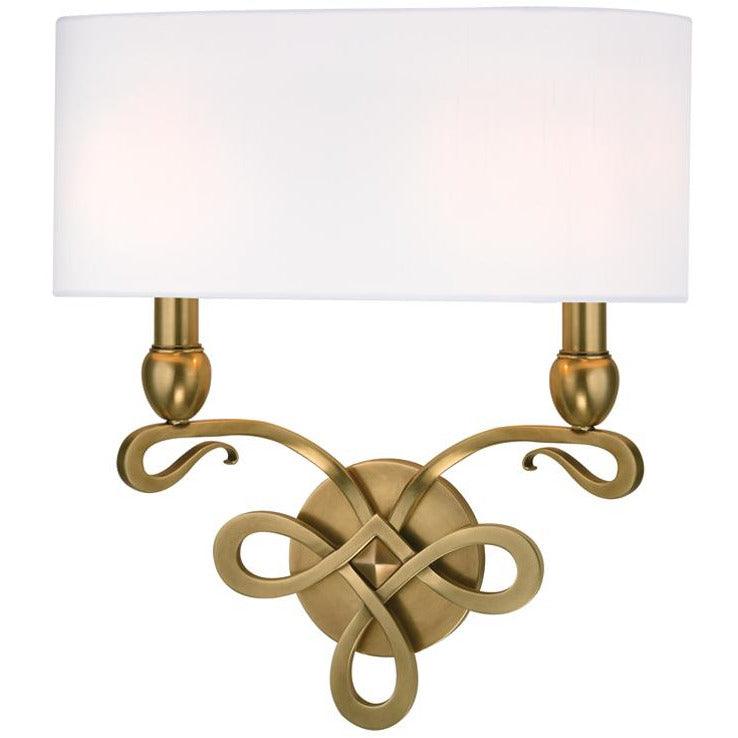 Hudson Valley Lighting - Pawling Wall Sconce - 7212-AGB | Montreal Lighting & Hardware