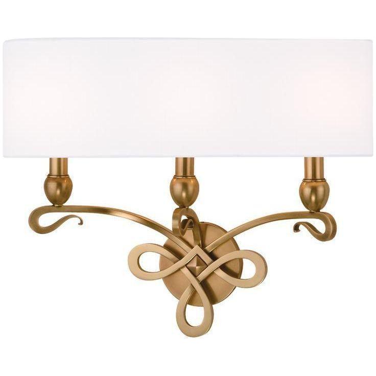Hudson Valley Lighting - Pawling Wall Sconce - 7213-AGB | Montreal Lighting & Hardware