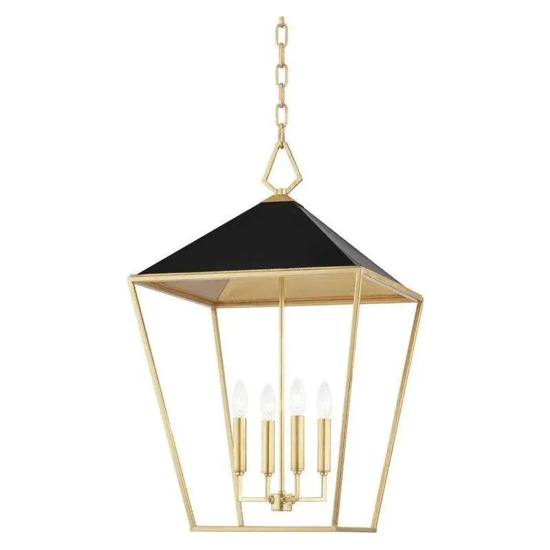 Hudson Valley Lighting - Paxton Pendant - 5718-GL/BK | Montreal Lighting & Hardware