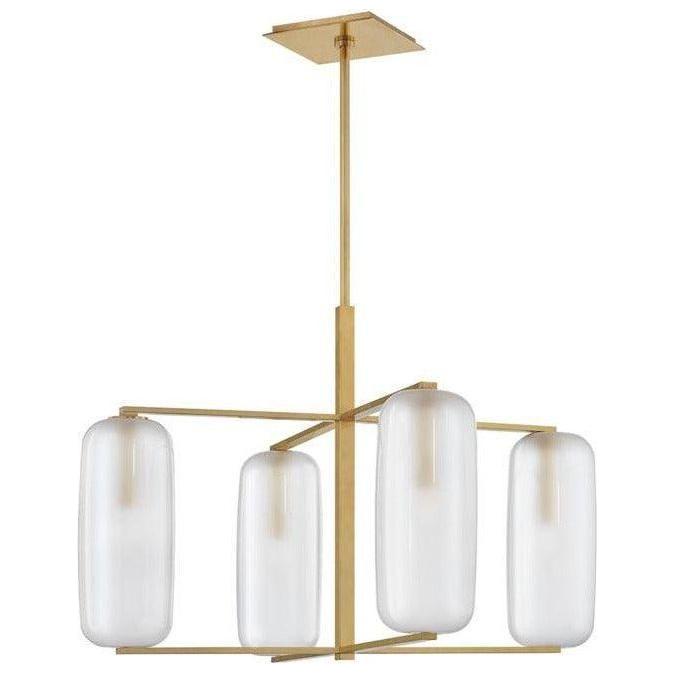 Hudson Valley Lighting - Pebble Chandelier - 3474-AGB | Montreal Lighting & Hardware