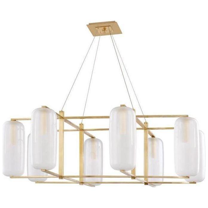 Hudson Valley Lighting - Pebble Chandelier - 3478-AGB | Montreal Lighting & Hardware