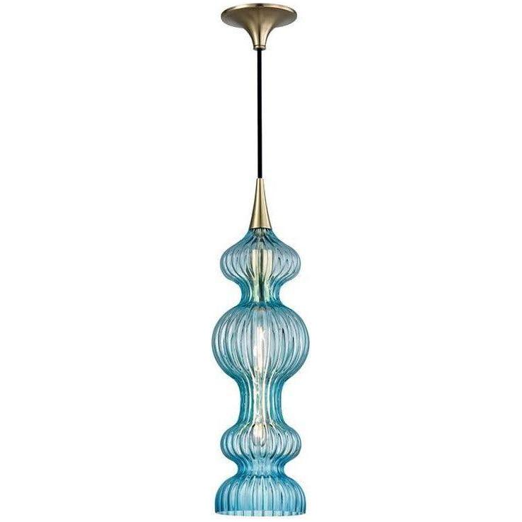 Hudson Valley Lighting - Pomfret Pendant - 1600-AGB-BL | Montreal Lighting & Hardware