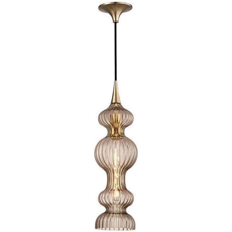 Hudson Valley Lighting - Pomfret Pendant - 1600-AGB-BZ | Montreal Lighting & Hardware