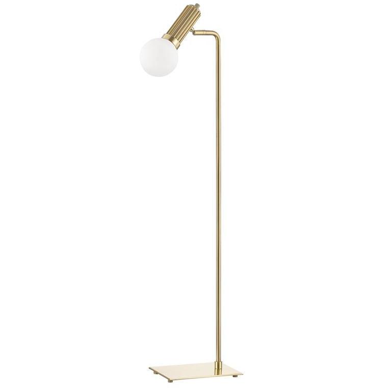 Hudson Valley Lighting - Reade Floor Lamp - L5117-AGB | Montreal Lighting & Hardware