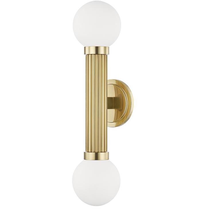 Hudson Valley Lighting - Reade Wall Sconce - 5102-AGB | Montreal Lighting & Hardware