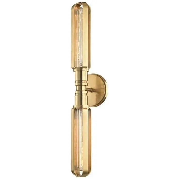 Hudson Valley Lighting - Red Hook Double Wall Sconce - 1092-AGB | Montreal Lighting & Hardware