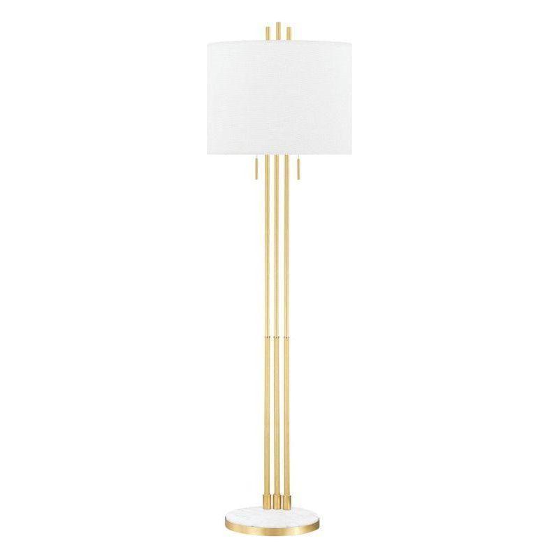 Hudson Valley Lighting - Remsen Floor Lamp - L1666-AGB | Montreal Lighting & Hardware