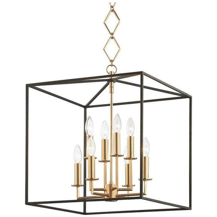 Hudson Valley Lighting - Richie Pendant - BKO151-AGB/BK | Montreal Lighting & Hardware