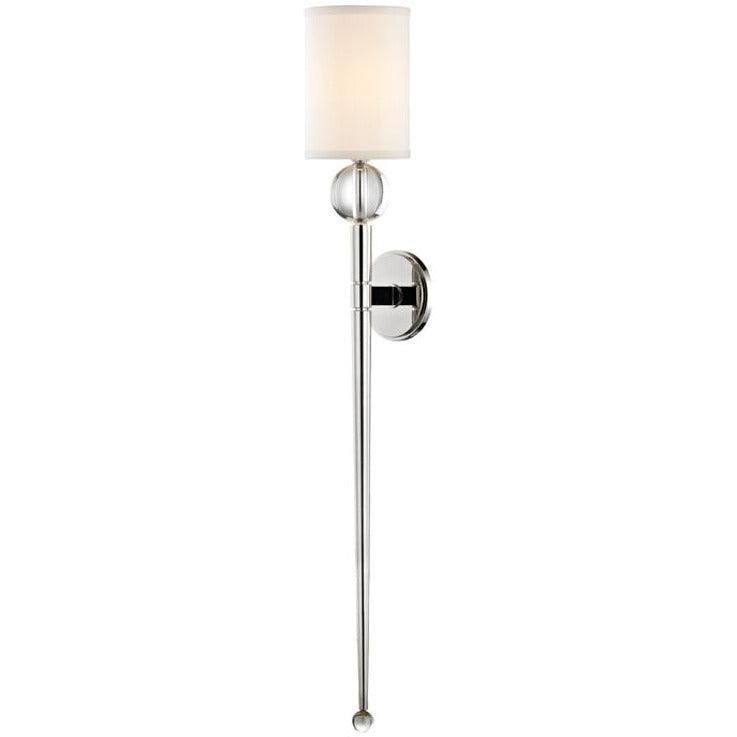 Hudson Valley Lighting - Rockland Tall Wall Sconce - 8436-PN | Montreal Lighting & Hardware