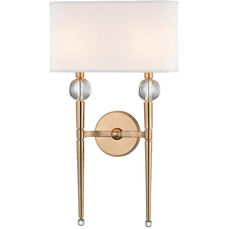 Hudson Valley Lighting - Rockland Wall Sconce - 8422-AGB | Montreal Lighting & Hardware