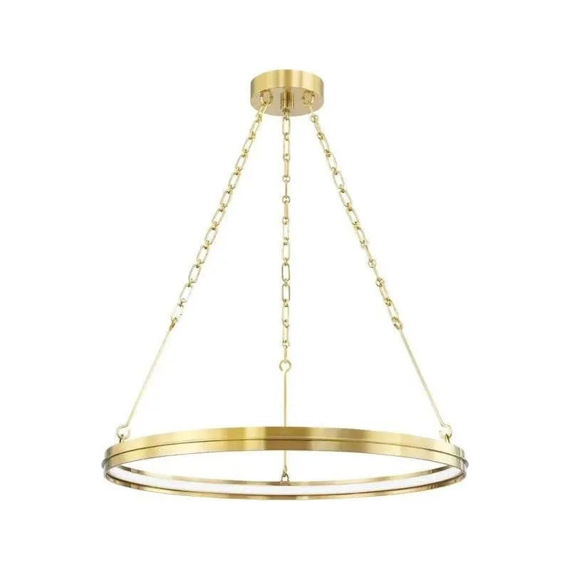 Hudson Valley Lighting - Rosendale LED Chandelier - 7128-AGB | Montreal Lighting & Hardware