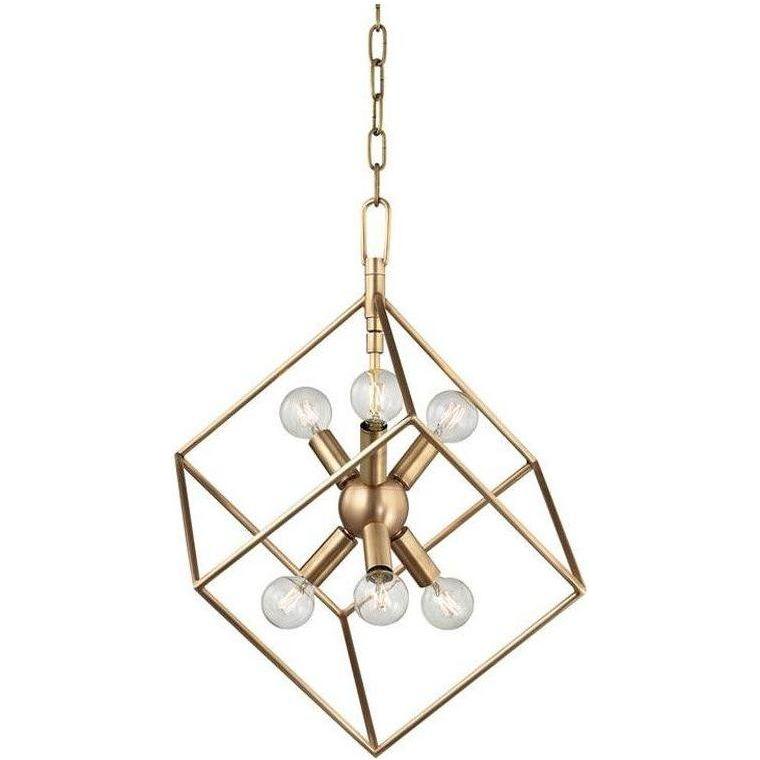 Hudson Valley Lighting - Roundout Pendant - 1215-AGB | Montreal Lighting & Hardware