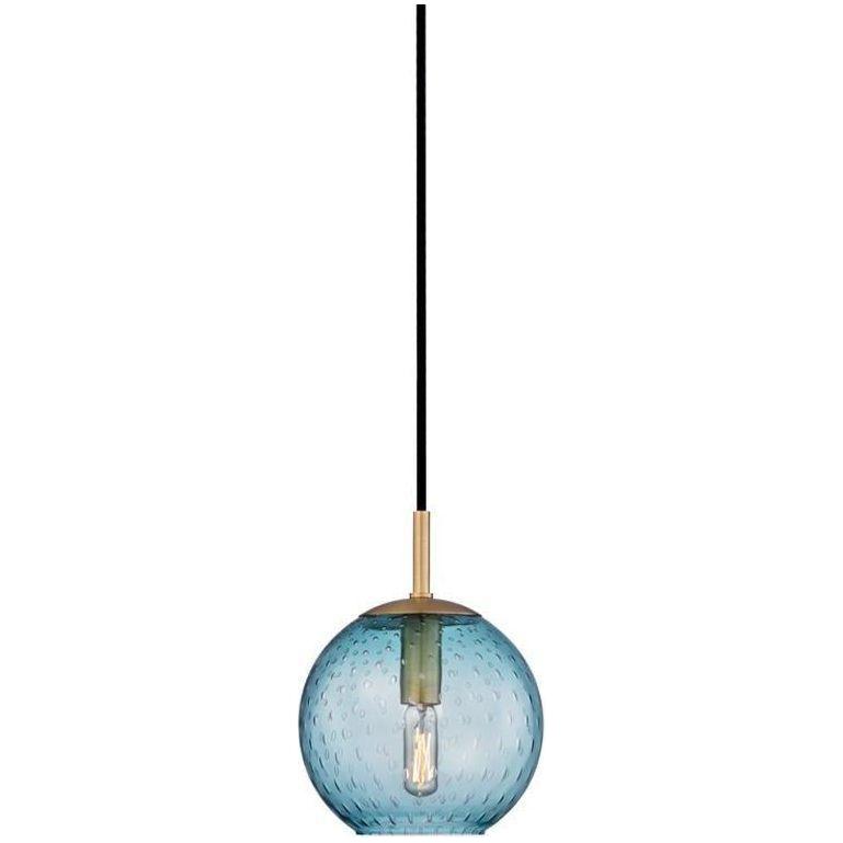 Hudson Valley Lighting - Rousseau Pendant - 2007-AGB-BL | Montreal Lighting & Hardware