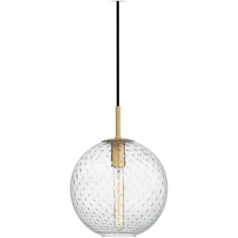 Hudson Valley Lighting - Rousseau Pendant - 2010-AGB-CL | Montreal Lighting & Hardware