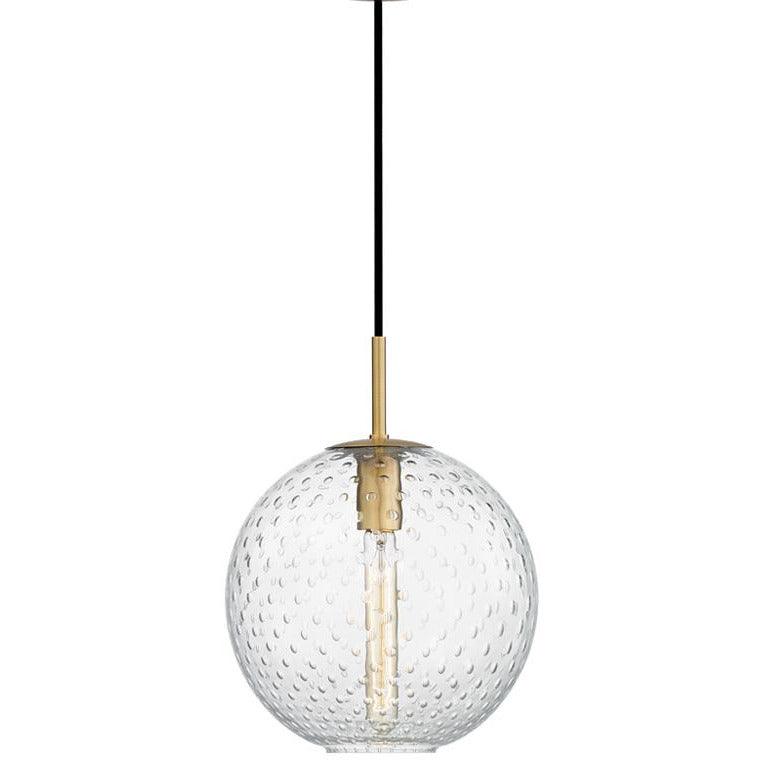 Hudson Valley Lighting - Rousseau Pendant - 2010-AGB-CL | Montreal Lighting & Hardware