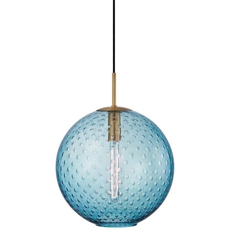 Hudson Valley Lighting - Rousseau Pendant - 2015-AGB-BL | Montreal Lighting & Hardware