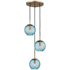 Hudson Valley Lighting - Rousseau Pendant - 2033-AGB-BL | Montreal Lighting & Hardware