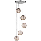 Hudson Valley Lighting - Rousseau Pendant - 2033-AGB-BL | Montreal Lighting & Hardware