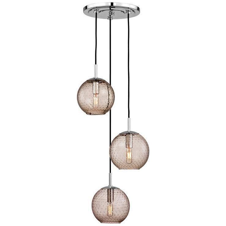 Hudson Valley Lighting - Rousseau Pendant - 2033-AGB-BL | Montreal Lighting & Hardware