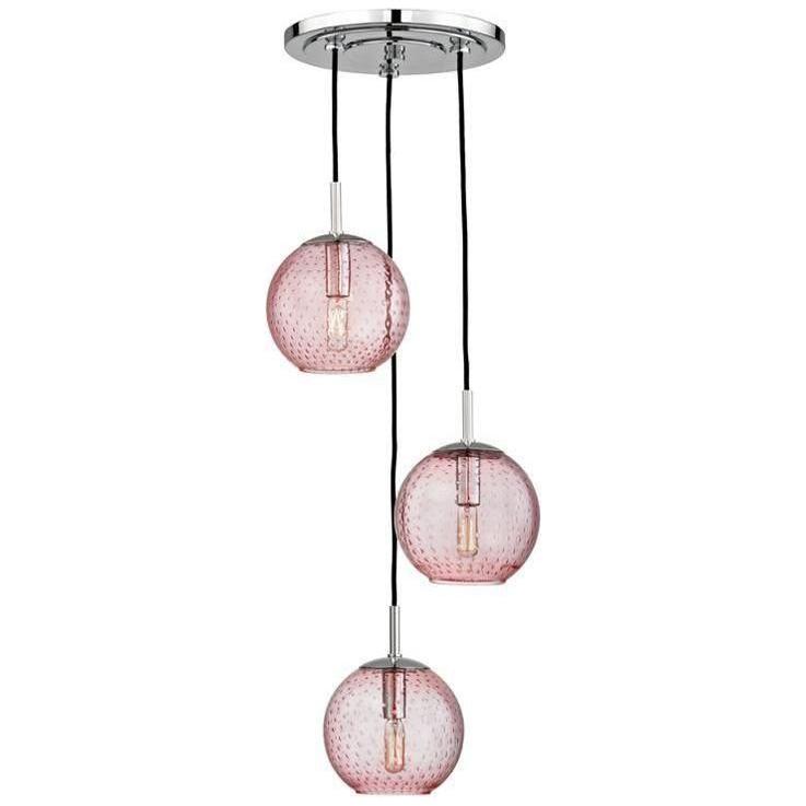 Hudson Valley Lighting - Rousseau Pendant - 2033-AGB-BL | Montreal Lighting & Hardware