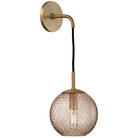 Hudson Valley Lighting - Rousseau Wall Sconce - 2020-AGB-BL | Montreal Lighting & Hardware