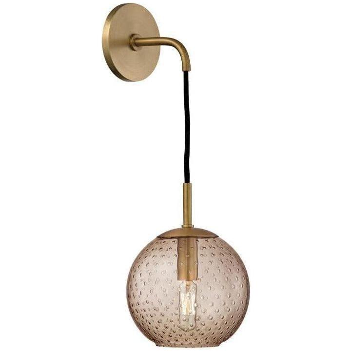 Hudson Valley Lighting - Rousseau Wall Sconce - 2020-AGB-BL | Montreal Lighting & Hardware