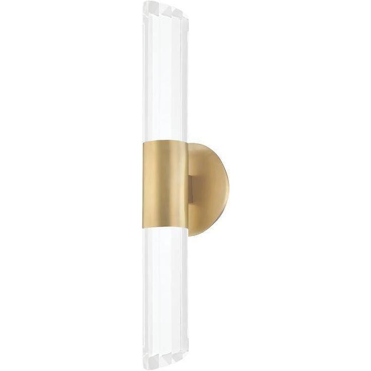 Hudson Valley Lighting - Rowe Wall Sconce - 6051-AGB | Montreal Lighting & Hardware